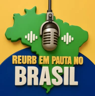 Logo do podcast Reurb em Pauta no Brasil